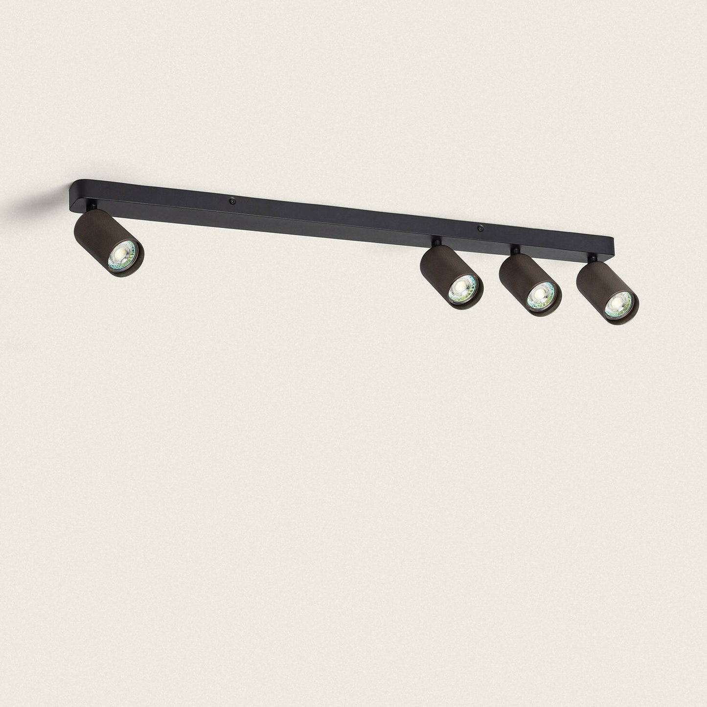Plafonnier LED 4 Spots Orientables 20W IP20 en Aluminium