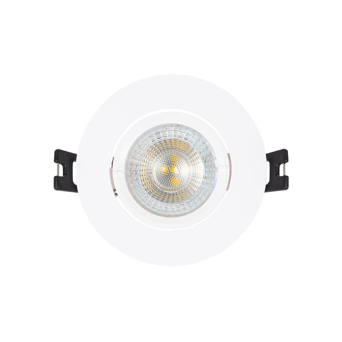 Collerette Downlight Ronde Orientable GU10 IP20 Ø 70mm pour Intérieur