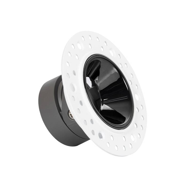 Collerette Downlight Conique pour Spot LED, Ø 55 mm, IP20, Aluminium, Encastrable