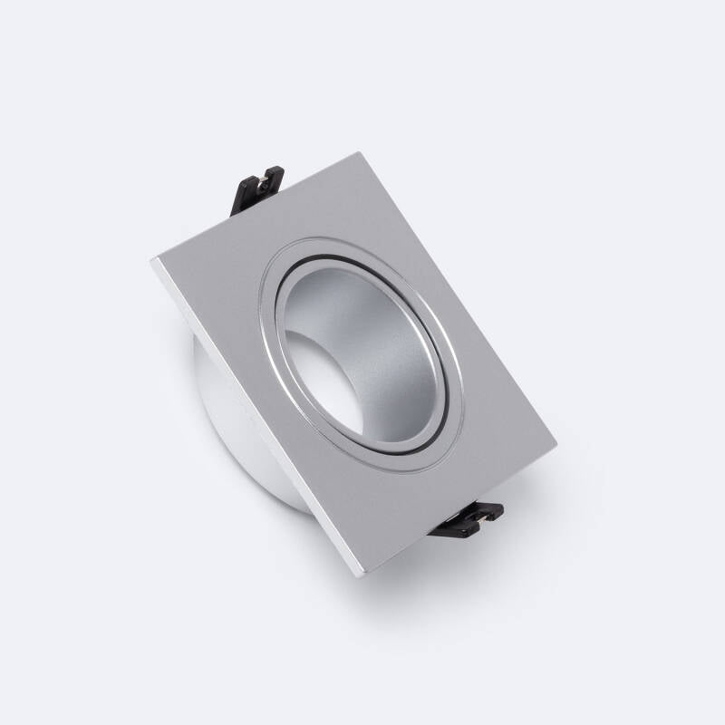 Collerette Downlight LED Carrée Orientable, Coupe Ø 75 mm, IP20