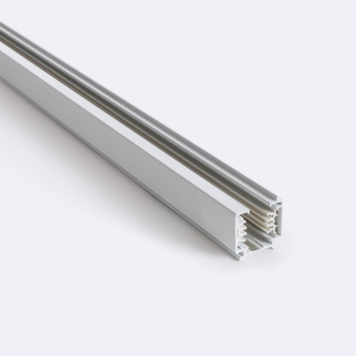 Rail Triphasé DALI 1 Mètre pour Spots LED, IP20, Installation en Saillie