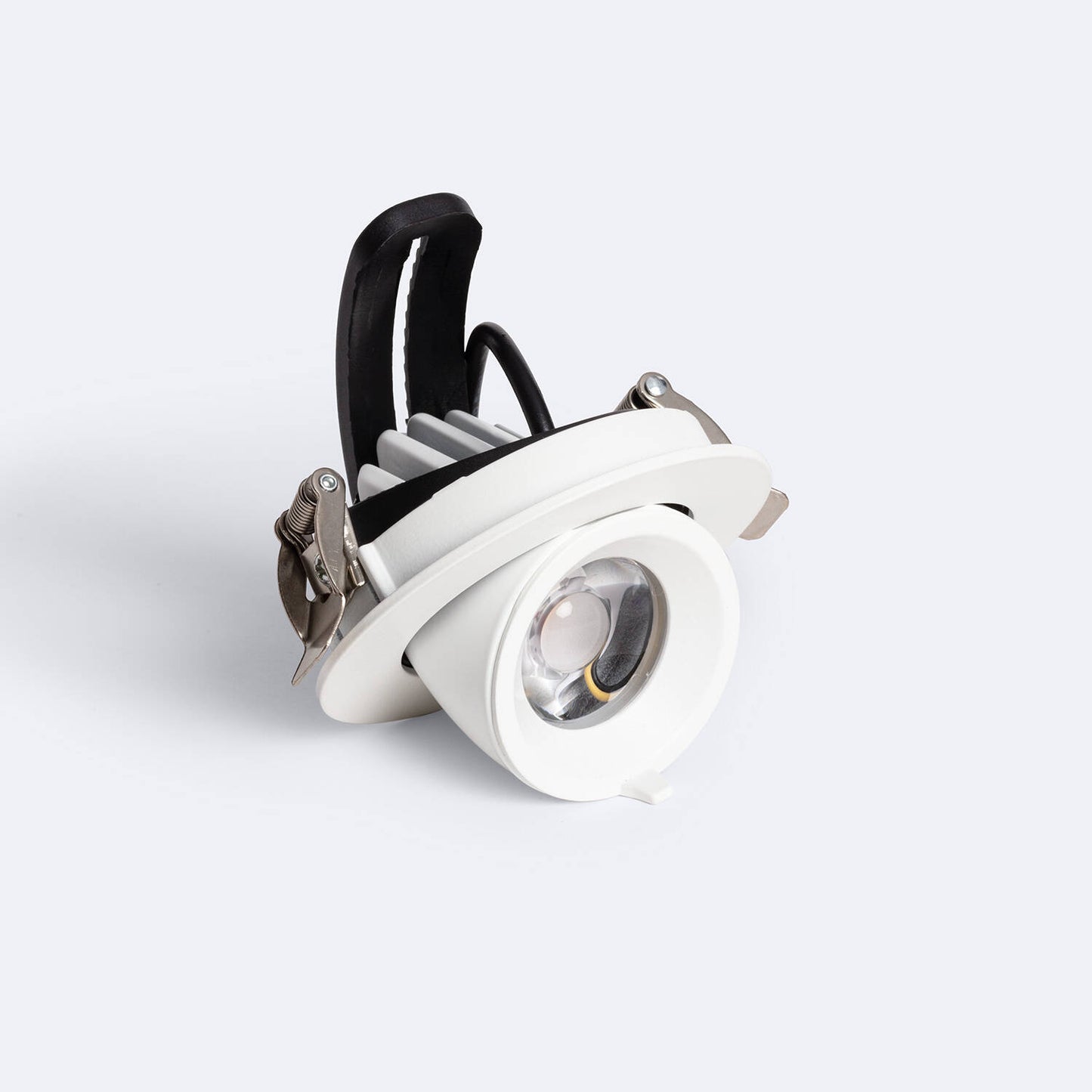 Downlight LED 10W Rond Orientable, IP20, IK05, Installation Encastrée