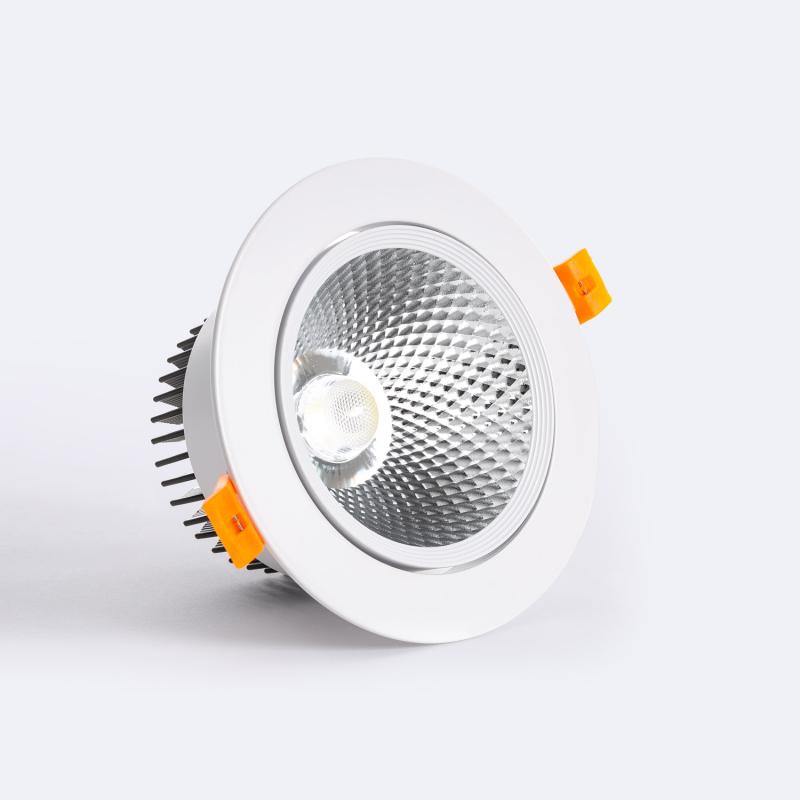 Spot Downlight LED 15W Dimmable Rond, IP20, Installation Encastrée