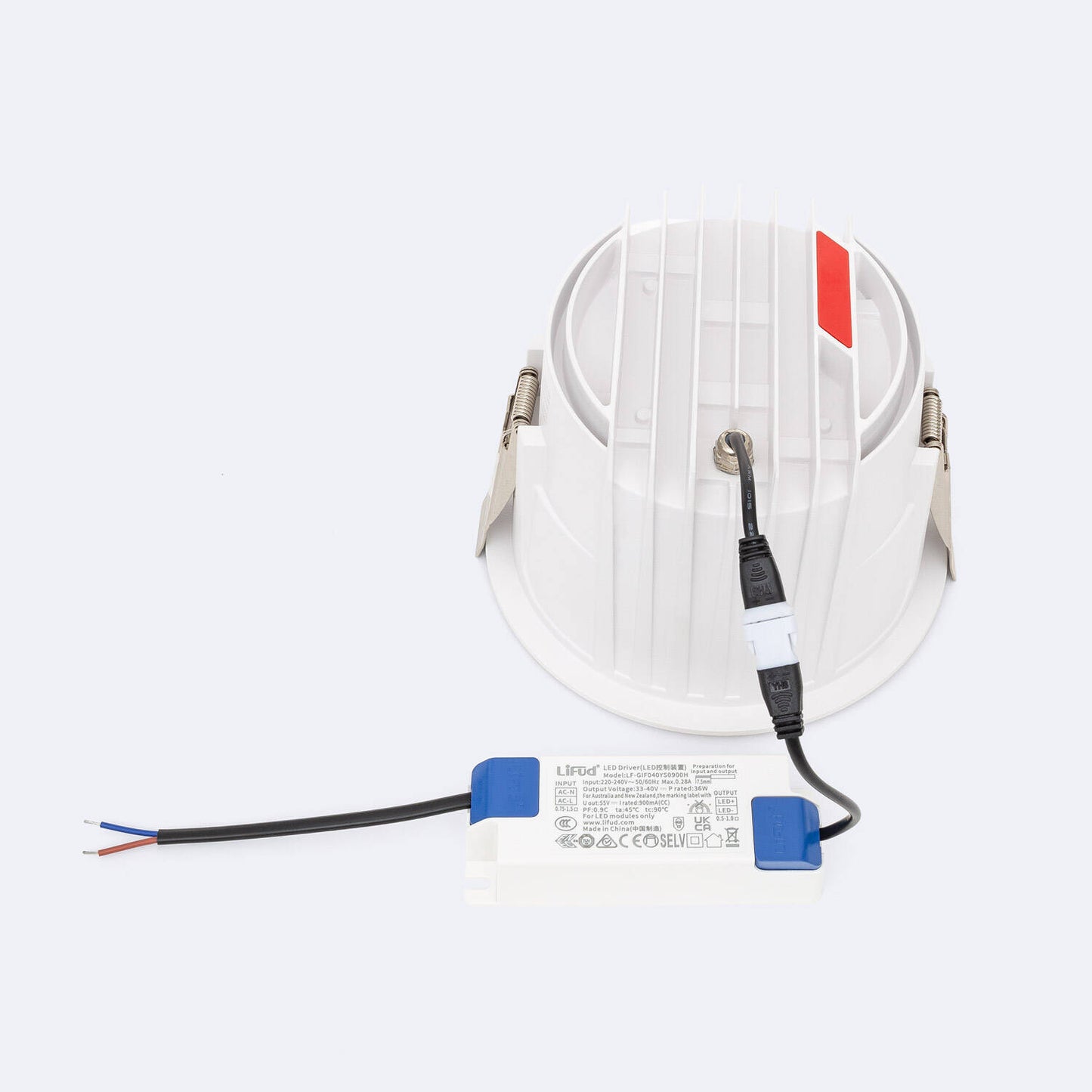 Downlight LED Encastré 25W IP44 Rond CRI90 UGR11