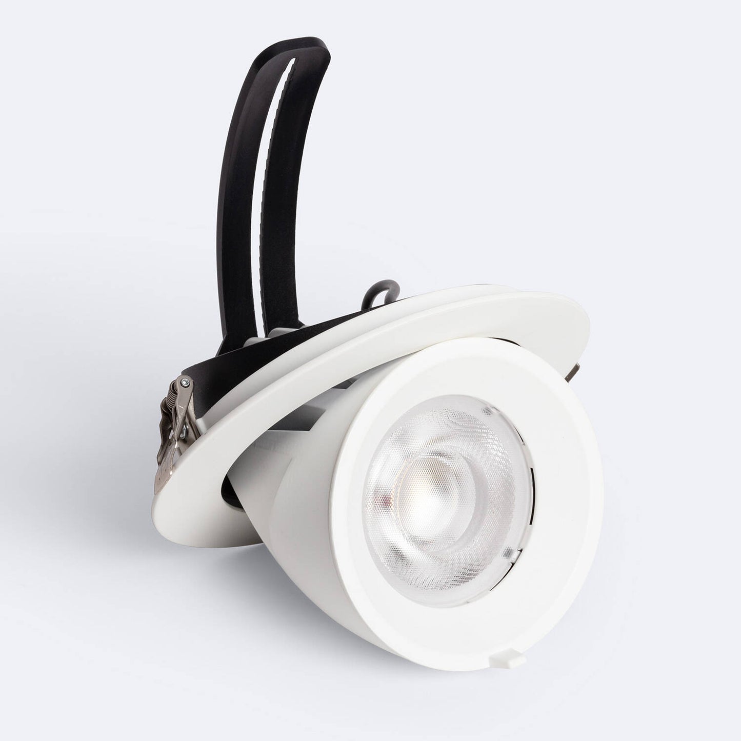 Downlight LED 30W Rond Orientable, IP20, 3300 lm, Installation Encastrée