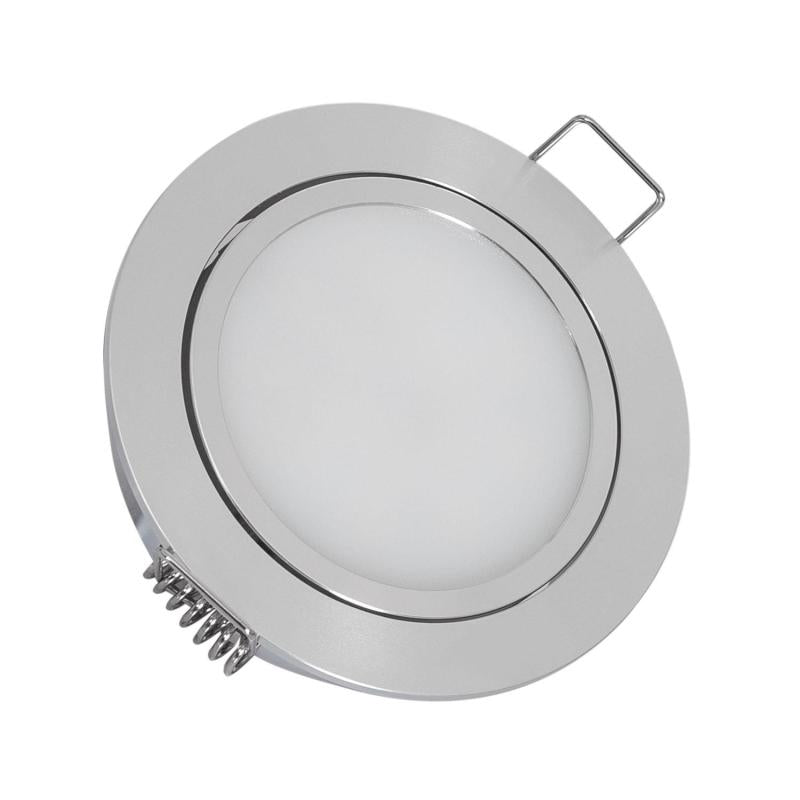 Downlight LED 3W 12V Orientable IP20 pour Meuble, Coupe Ø 63 mm