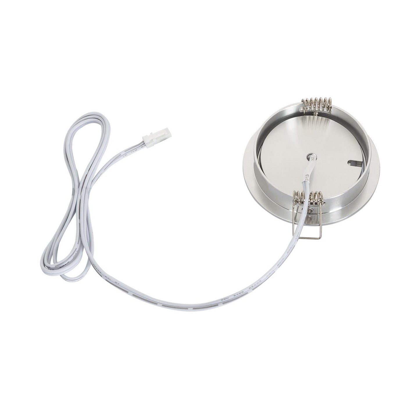 Downlight LED 3W 12V Encastré, Ø 63 mm, IP20, Orientable, Argent