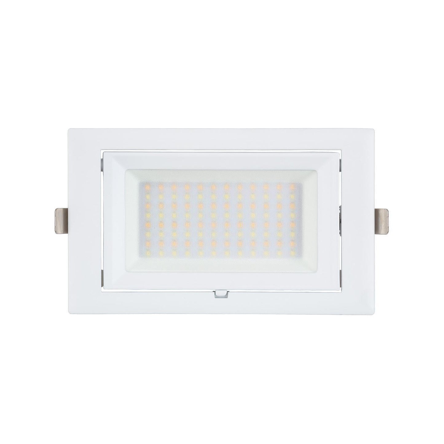Spot Downlight LED 48W Rectangulaire Orientable, 6250 lm, IP20, Installation Encastrée