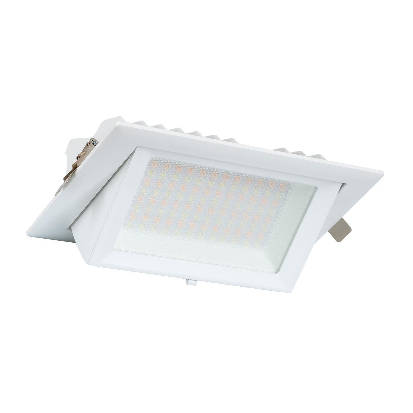 Spot Downlight LED 48W Rectangulaire Orientable, 6250 lm, IP20, Installation Encastrée