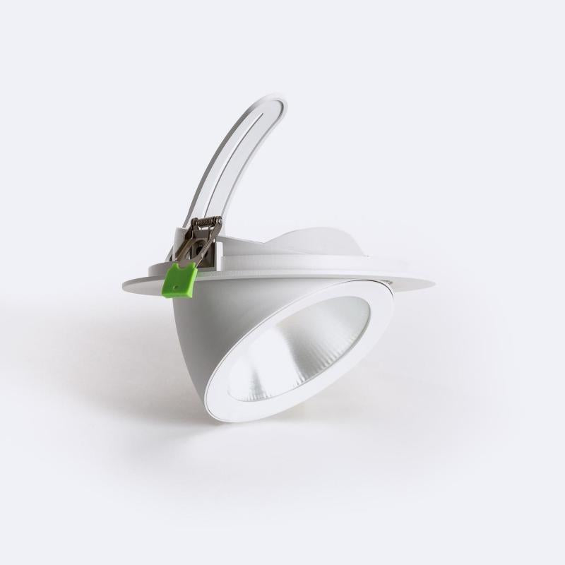 Downlight LED 60W Rond Orientable, 7200 lm, IP20, Installation Encastrée
