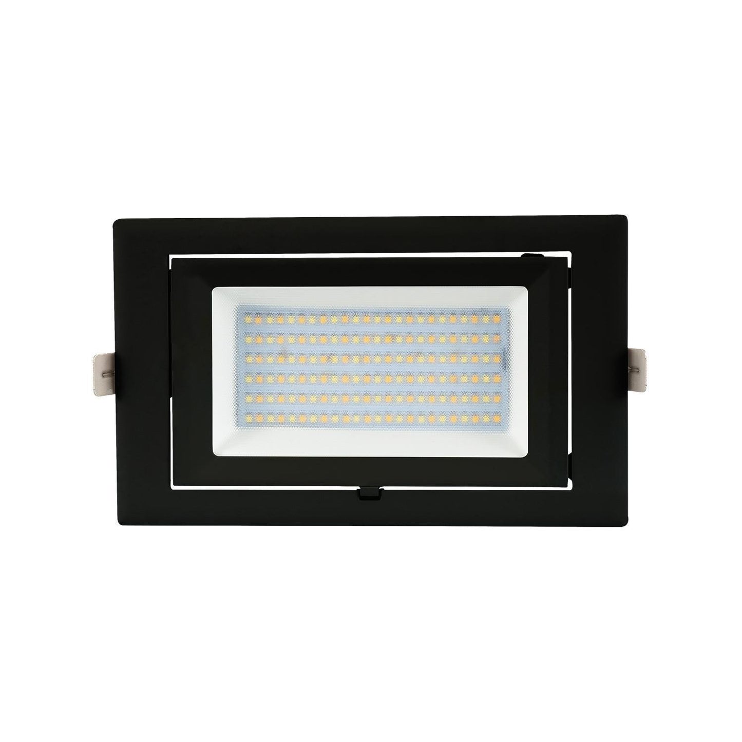 Spot Downlight LED 60W Rectangulaire Orientable 130 lm/W IP20 Noir