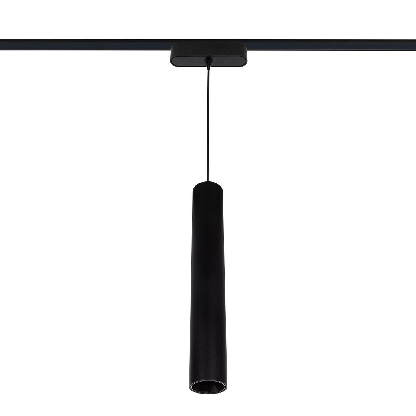 Spot LED Suspendu 15W pour Rail Magnétique 25mm, IP20, Noir