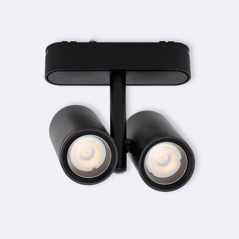 Spot LED sur Rail Magnétique 16W IP20 Noir 1300lm