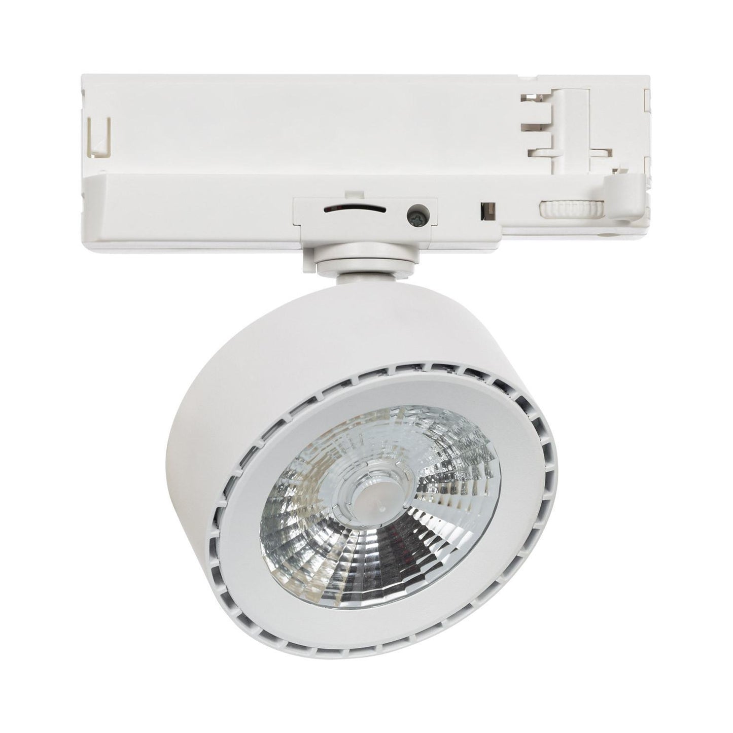 Spot LED sur Rail Triphasé 20W, IP20, UGR 16, Installation Facile
