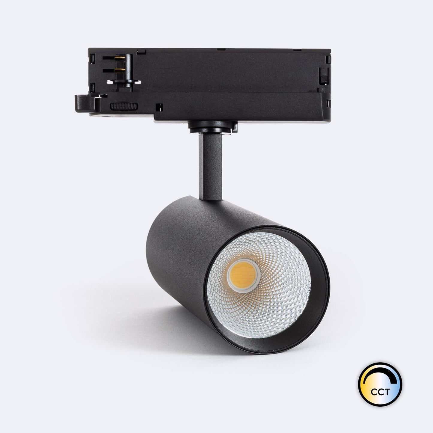 Spot LED sur Rail Triphasé 30W, Noir, IP20, UGR 19, 3300 lm