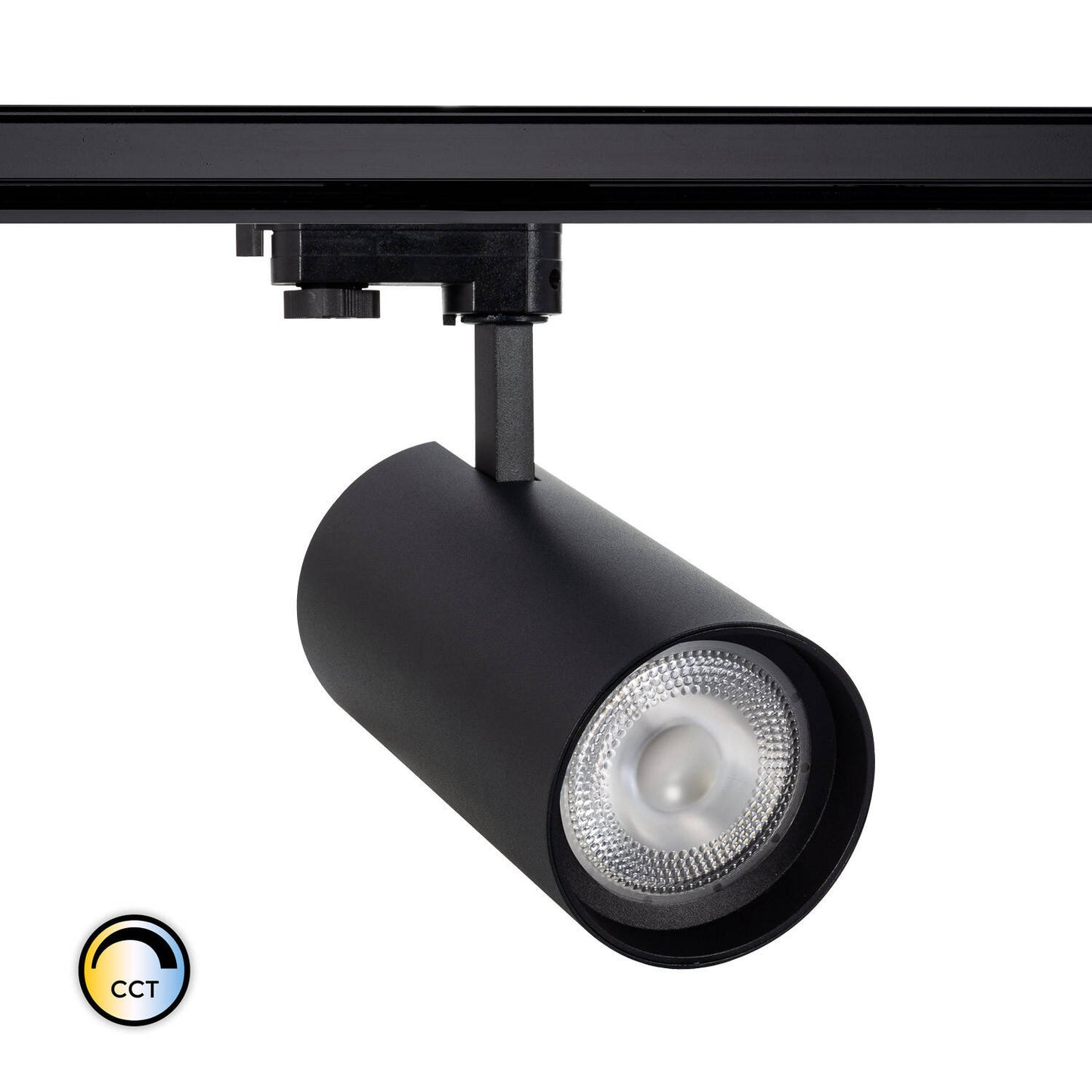 Spot LED sur Rail Triphasé 30W, Optique Variable, IP20, Installation Intérieure