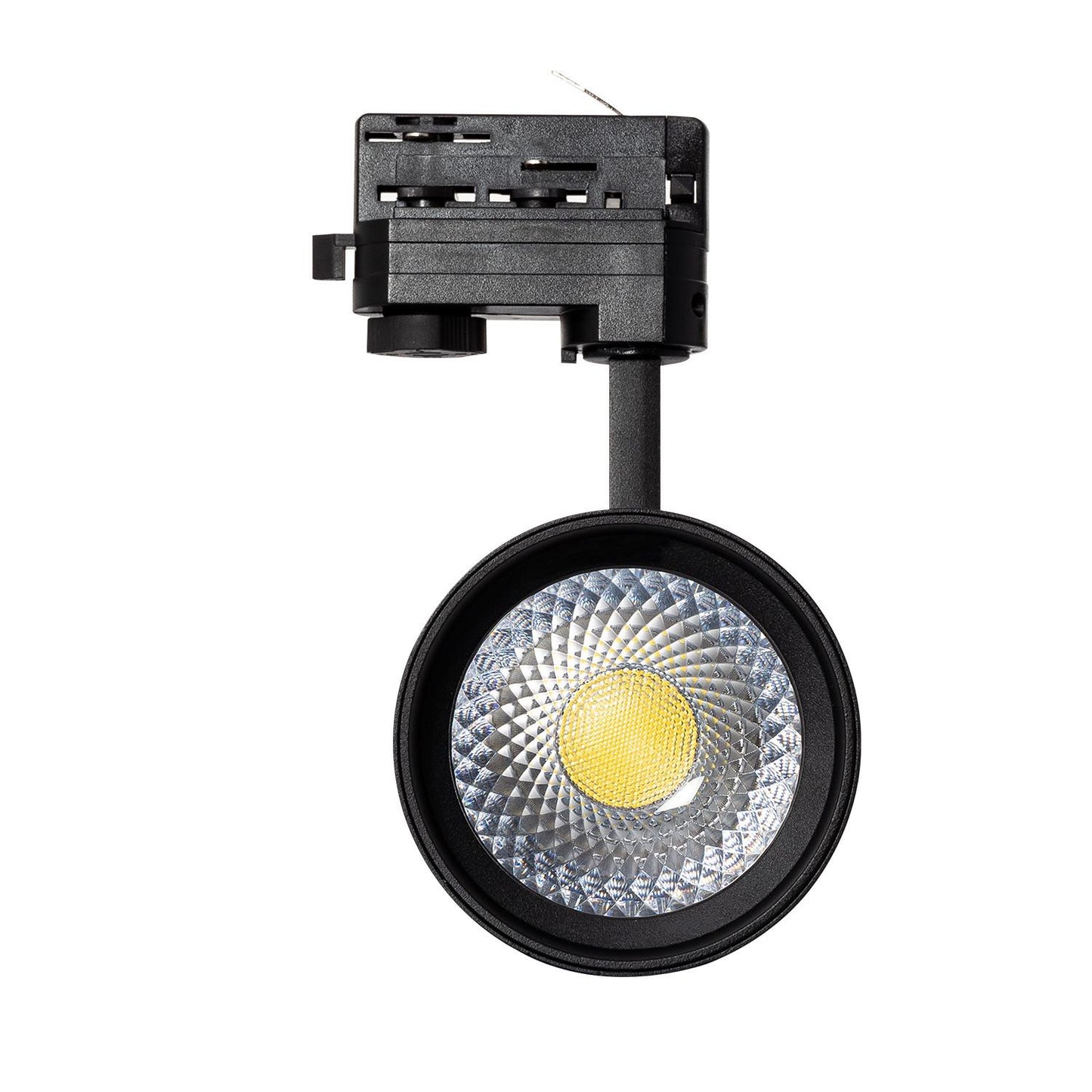 Spot LED sur Rail Triphasé 30W, Optique Variable, IP20, Installation Intérieure