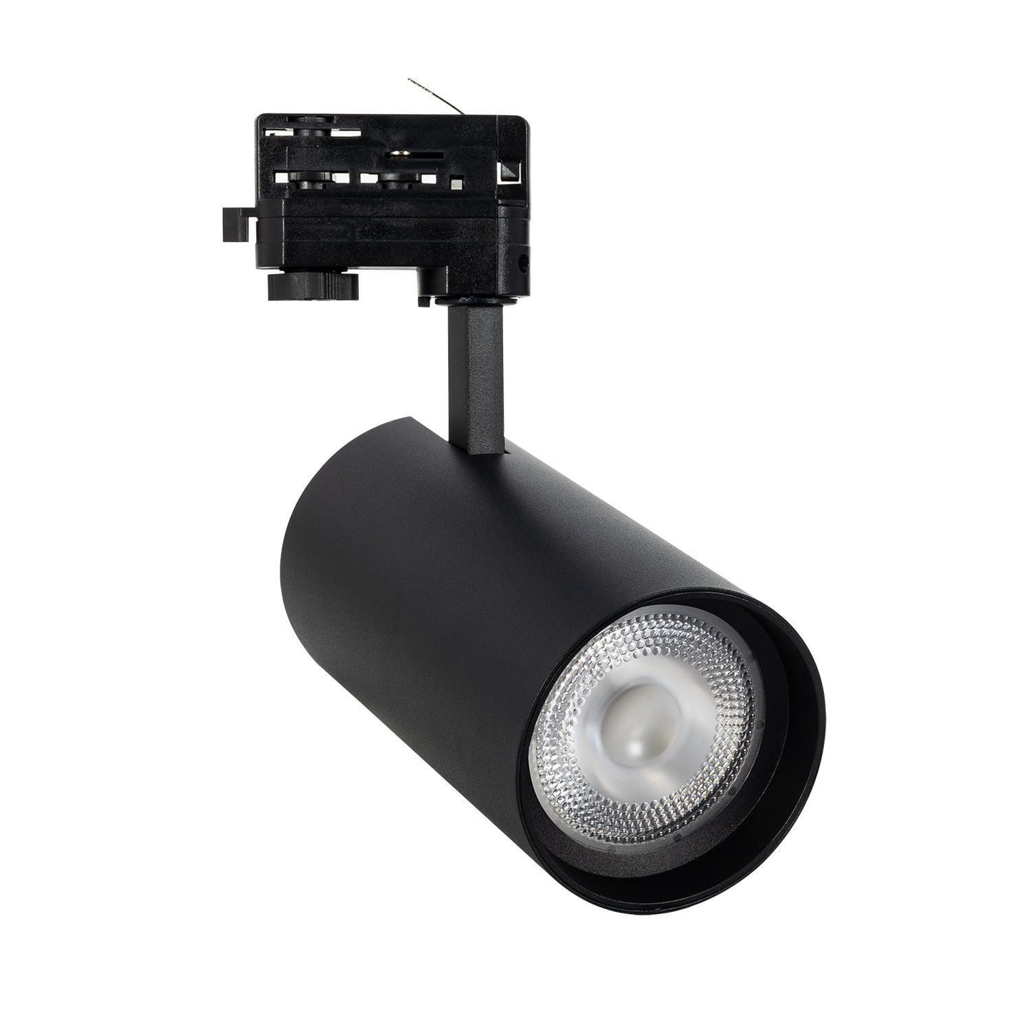 Spot LED sur Rail Triphasé 30W, Optique Variable, IP20, Installation Intérieure