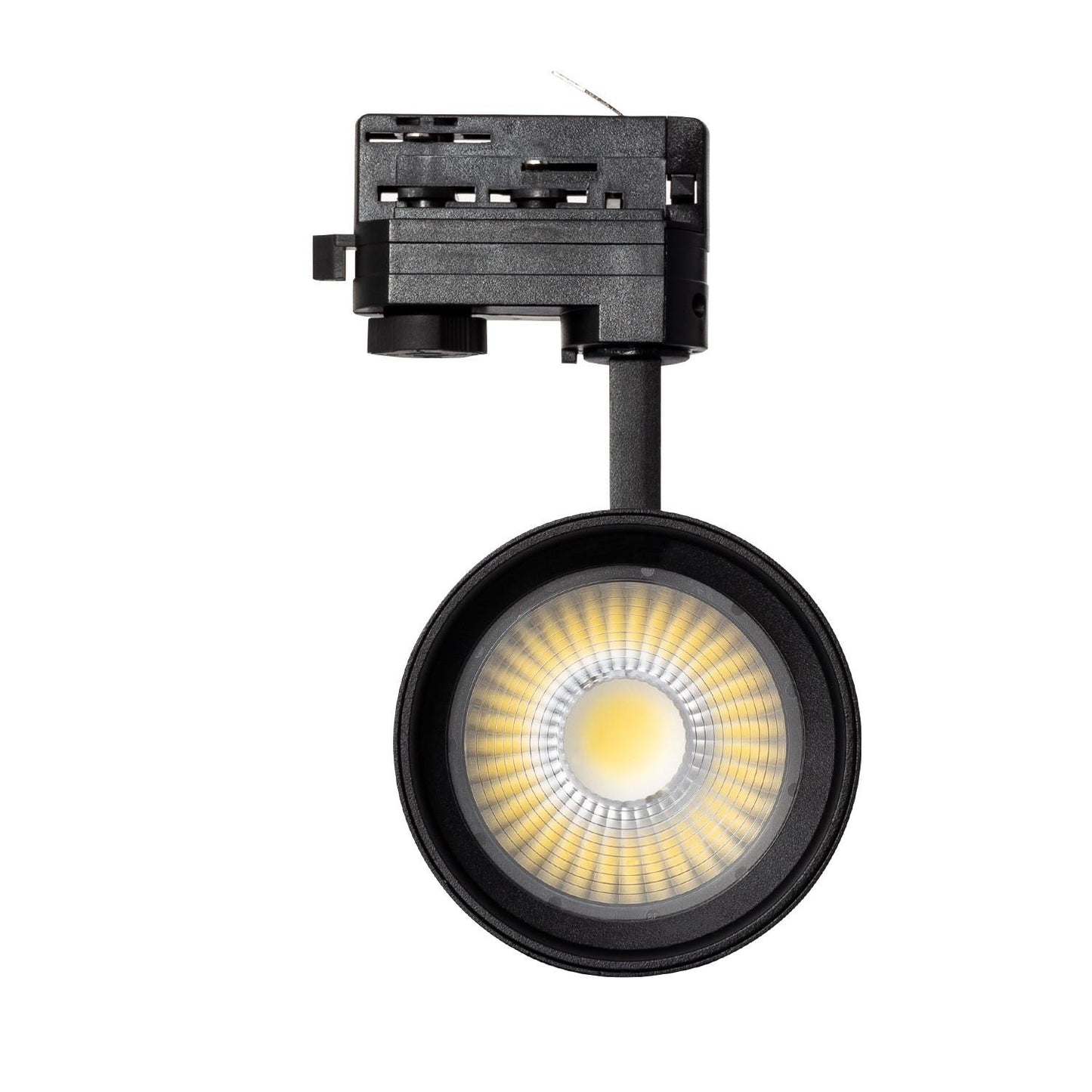 Spot LED sur Rail Triphasé 30W, Optique Variable, IP20, Installation Intérieure