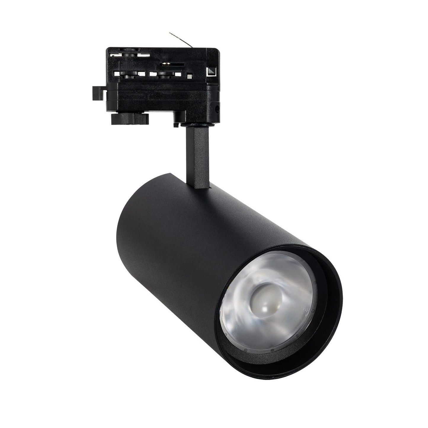 Spot LED sur Rail Triphasé 30W, Optique Variable, IP20, Installation Intérieure