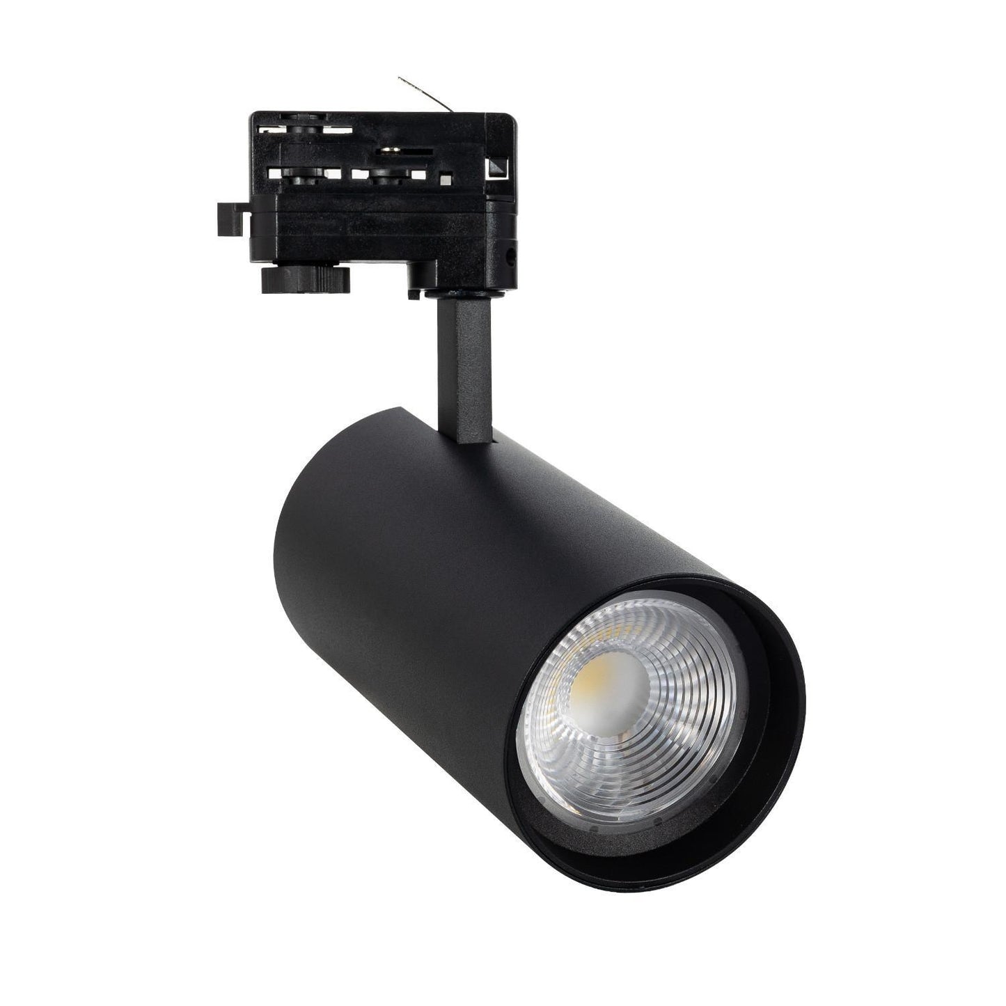 Spot LED sur Rail Triphasé 30W, Optique Variable, IP20, Installation Intérieure