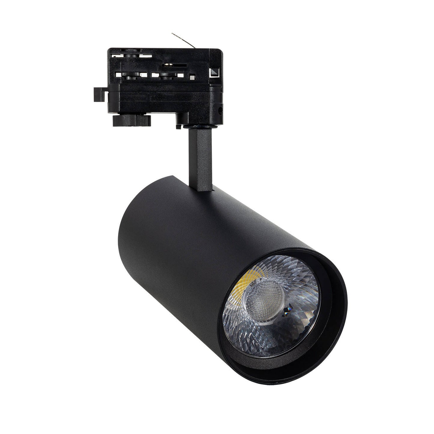 Spot LED sur Rail Triphasé 30W, Optique Variable, IP20, Installation Intérieure