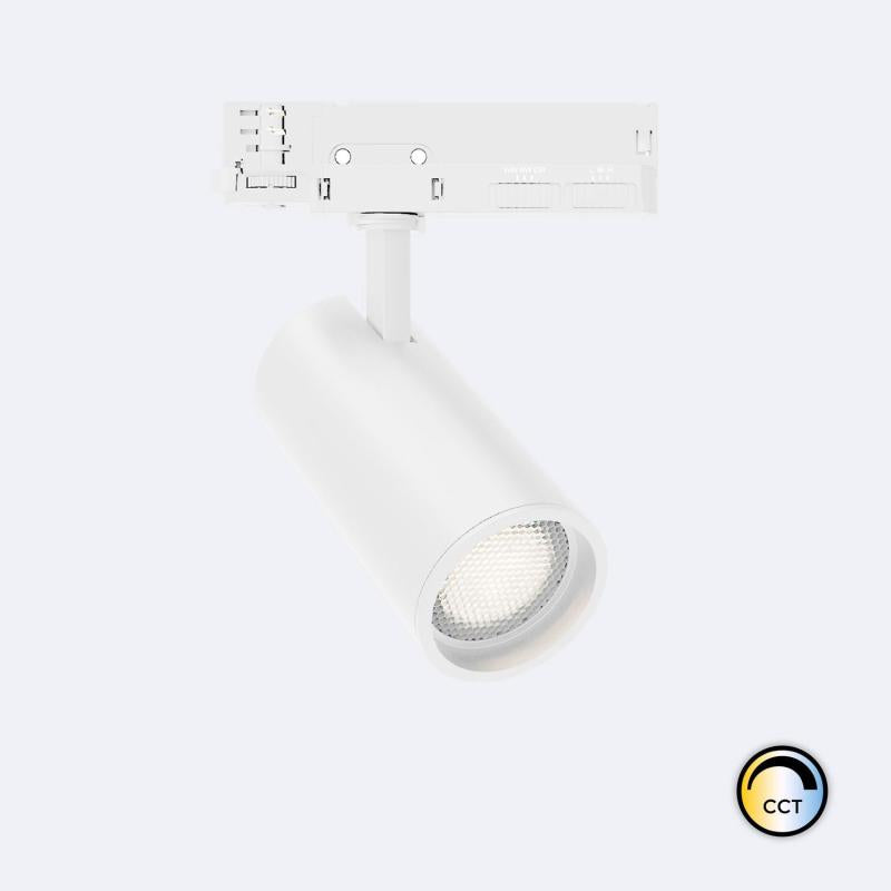 Spot LED 30W pour Rail Triphasé DALI, UGR 17, IP20, Orientable