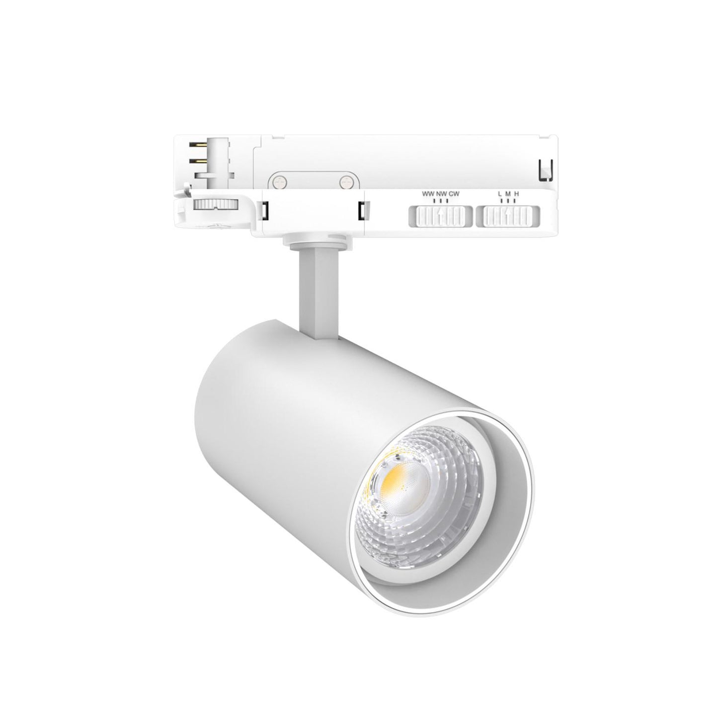 Spot LED sur Rail Triphasé 30W Fasano Dimmable IP20 Orientable