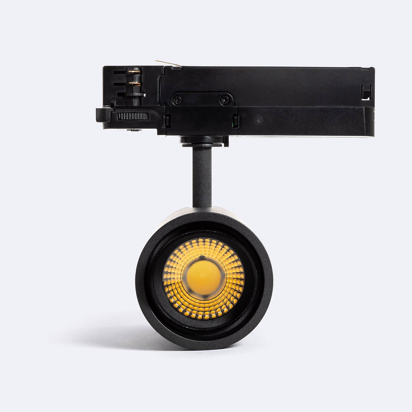 Spot LED Orientable 30W pour Rail Triphasé, IP20, Noir, Dimmable