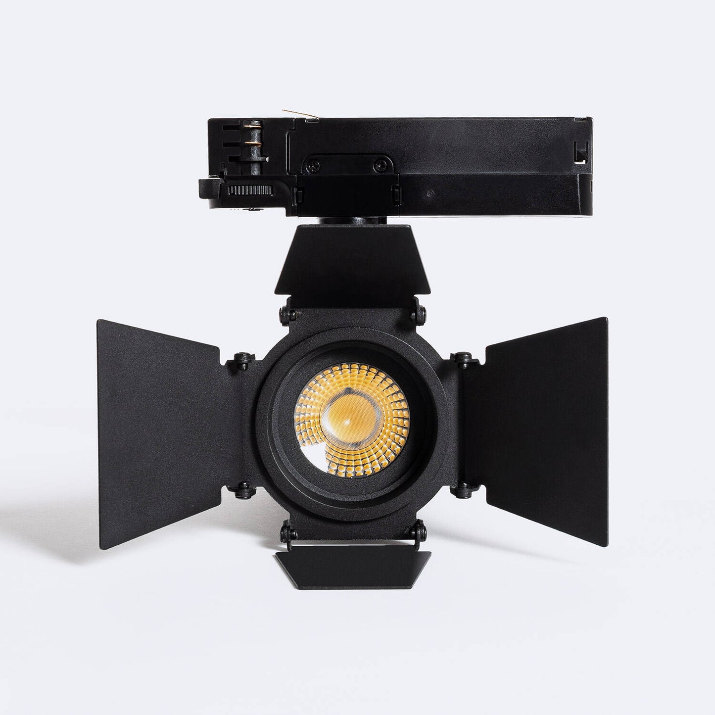 Spot LED Fasano 30W pour Rail Triphasé Dimmable, IP20, Noir, UGR 17