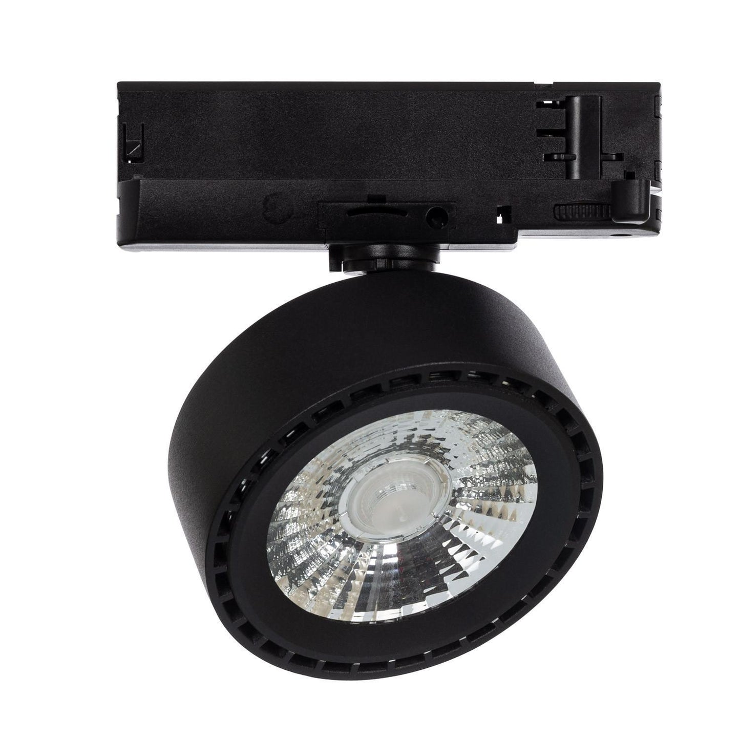 Spot LED sur Rail Triphasé 30W, Noir, IP20, UGR 16, 4000 lm