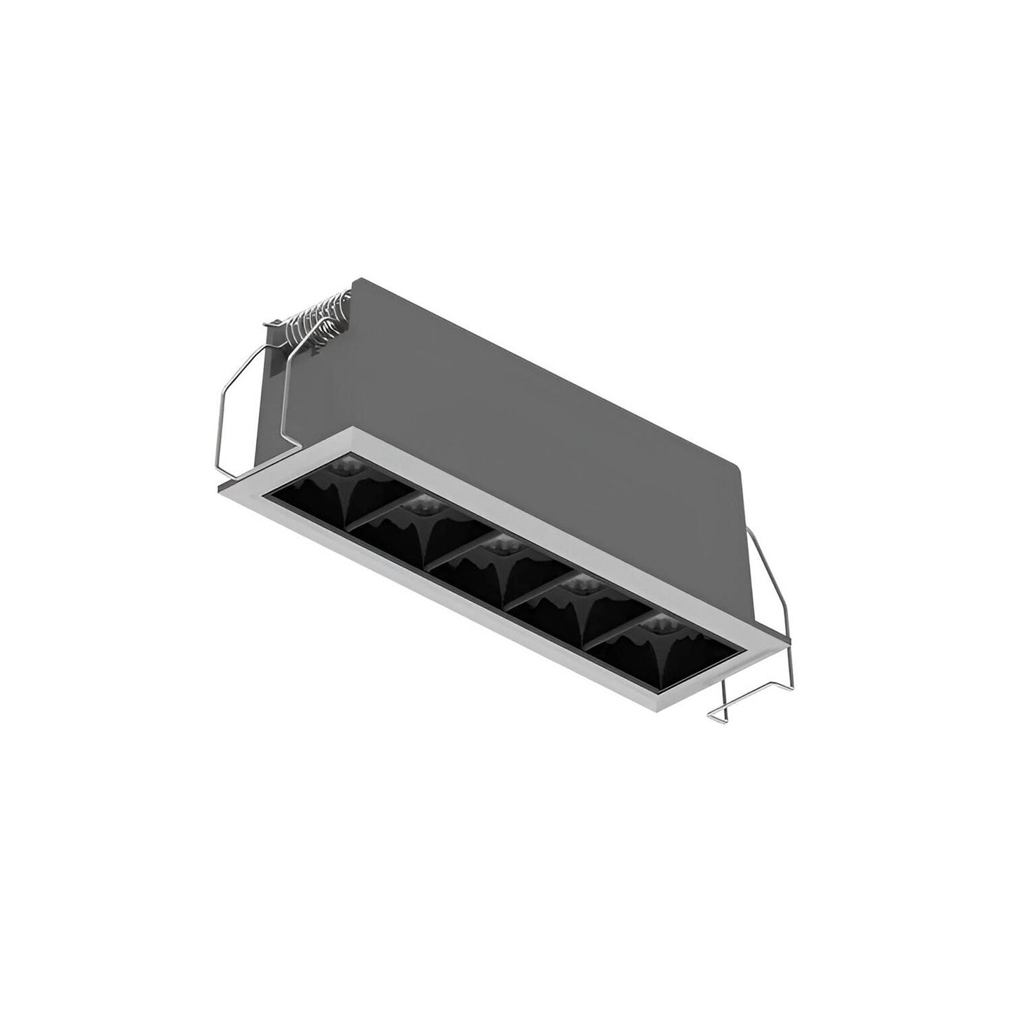 Spot Downlight LED Encastré 10W, 1000lm, IP20, Rectangulaire