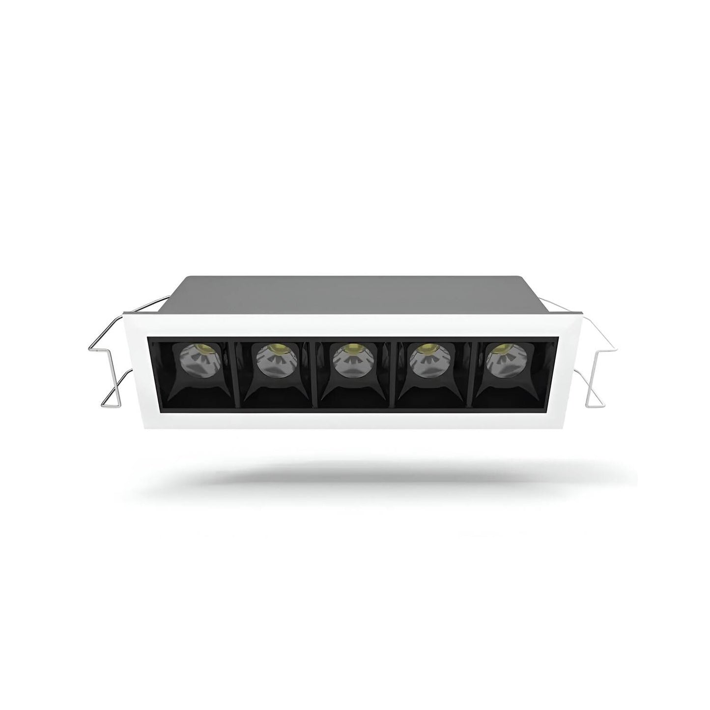 Spot Downlight LED Encastré 10W, 1000lm, IP20, Rectangulaire