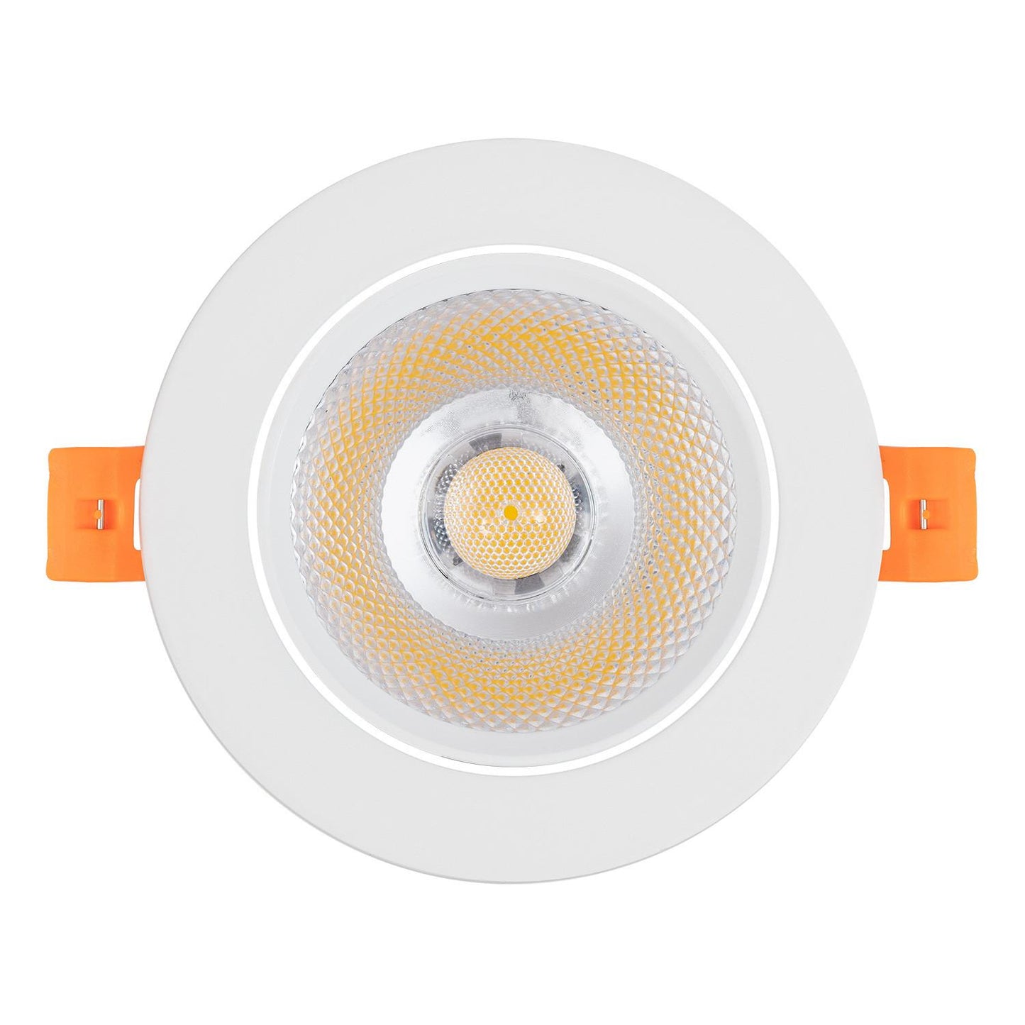 Spot Downlight LED 12W Rond Encastré, COB, CRI90, IP40, Ø 90 mm