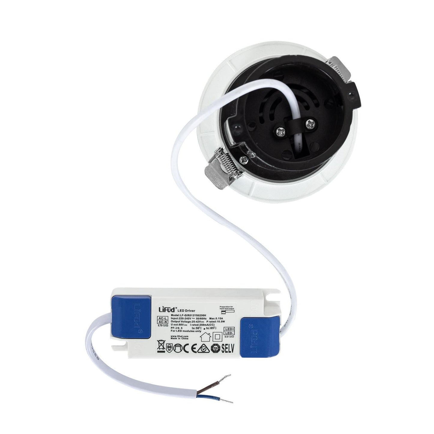 Spot Downlight LED 12W Rond Orientable IP20 Ø 75mm