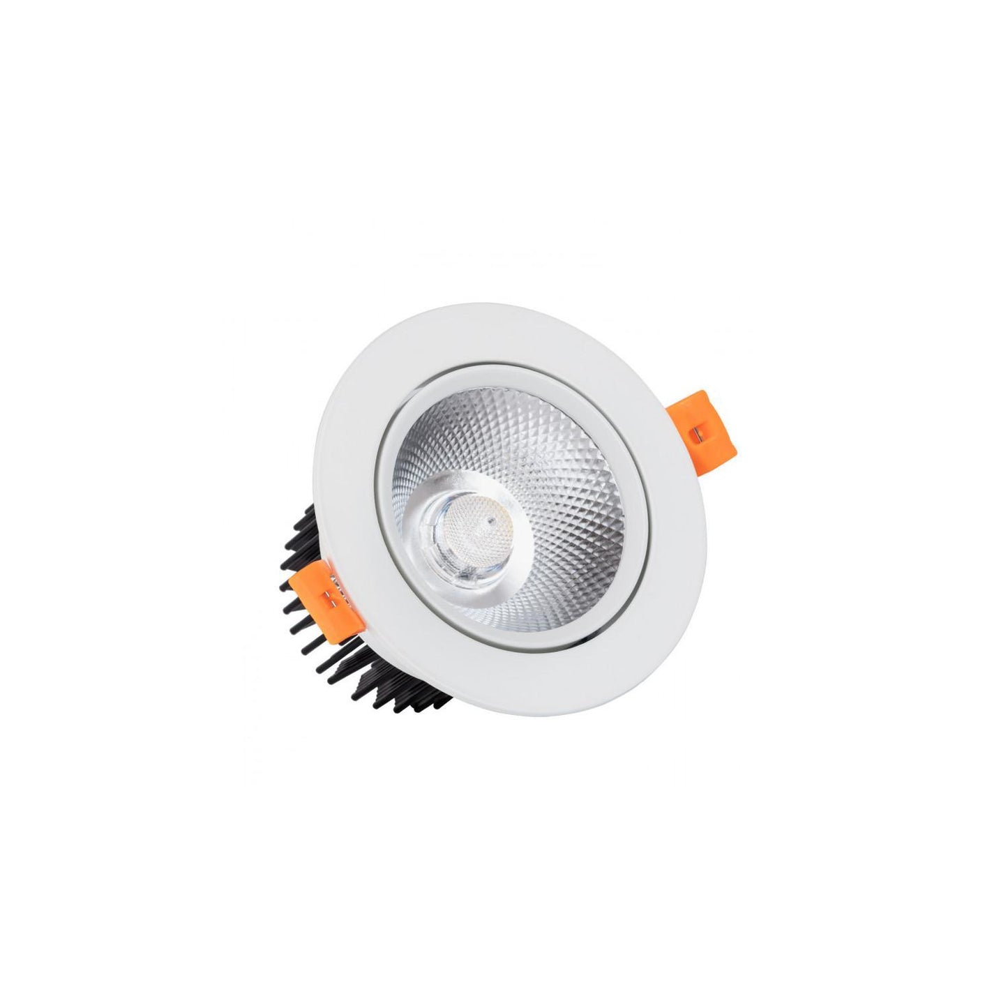 Spot Downlight LED 12W Rond Dimmable, IP20, Installation Encastrée