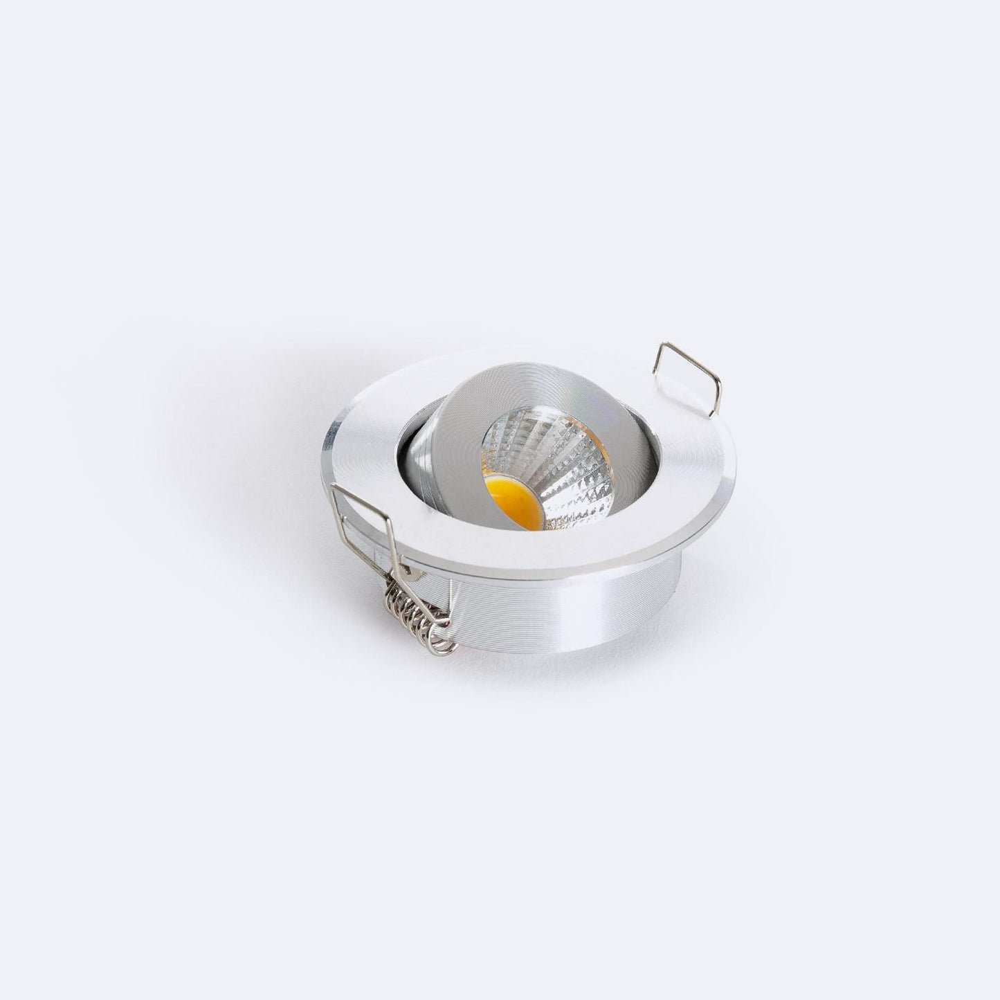 Spot Downlight LED Rond 1W IP20 Non Dimmable Argenté