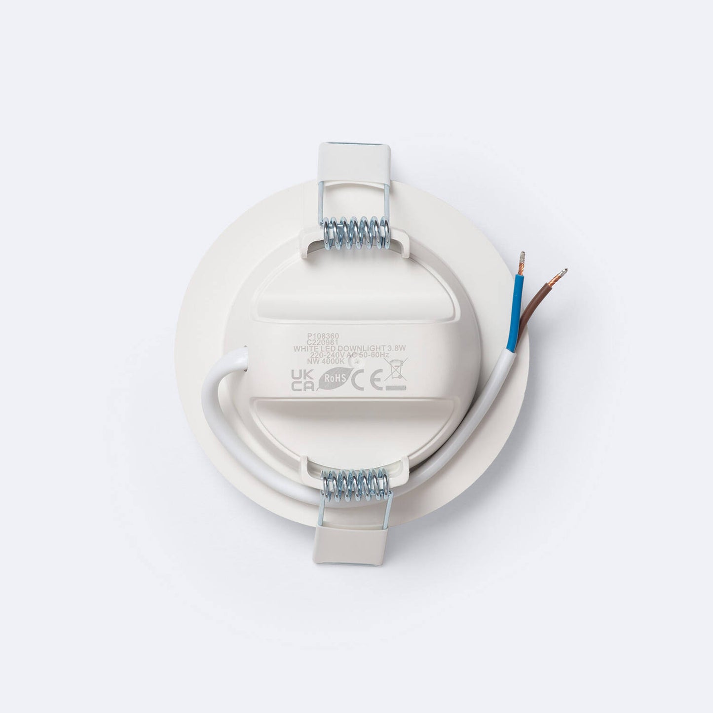 Spot Downlight LED Encastré 4W Rond IP20