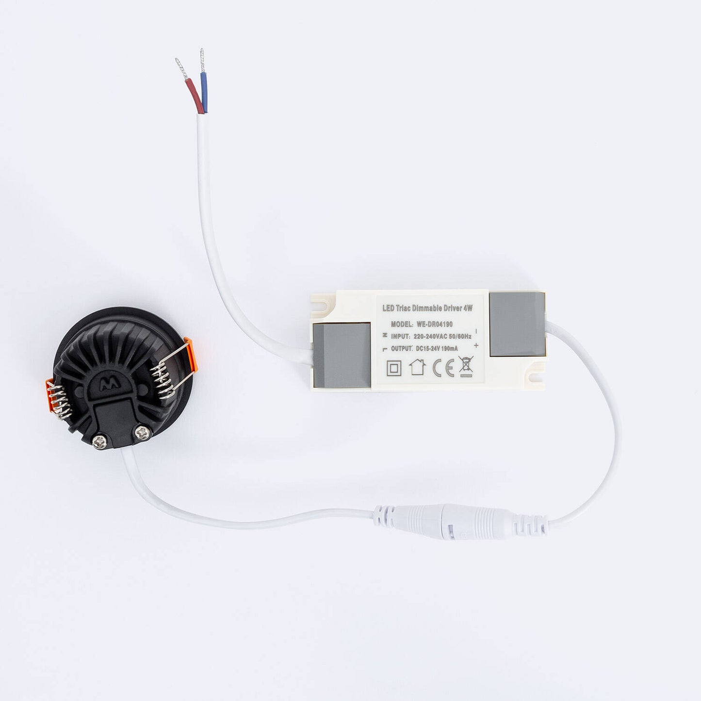 Spot Downlight LED 4W Rond MINI Dimmable, IP44, Ø 48 mm