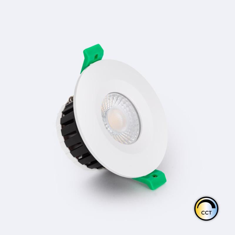 Spot Downlight LED Ignifuge 8W Rond Dimmable IP65 Encastré Ø 65 mm