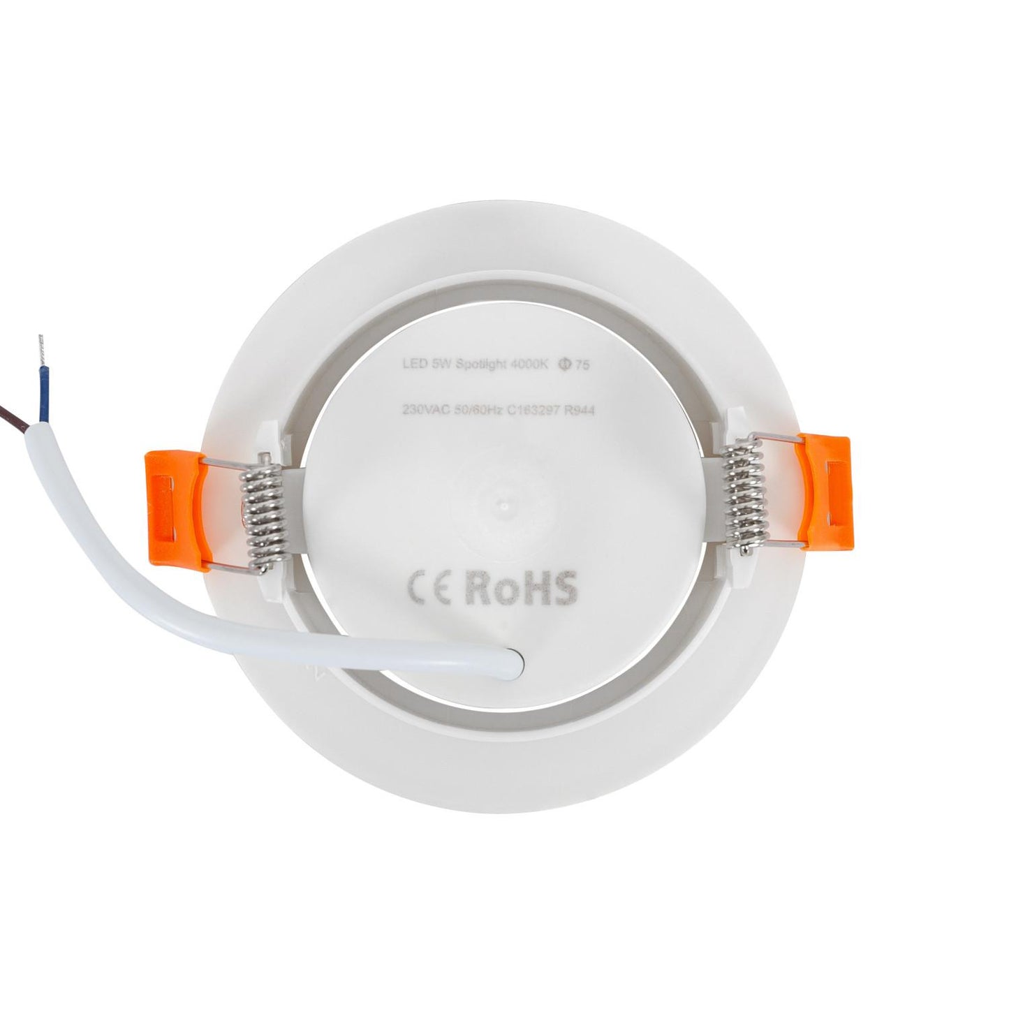 Spot Downlight LED 5W Rond Encastré IP20 Non Dimmable