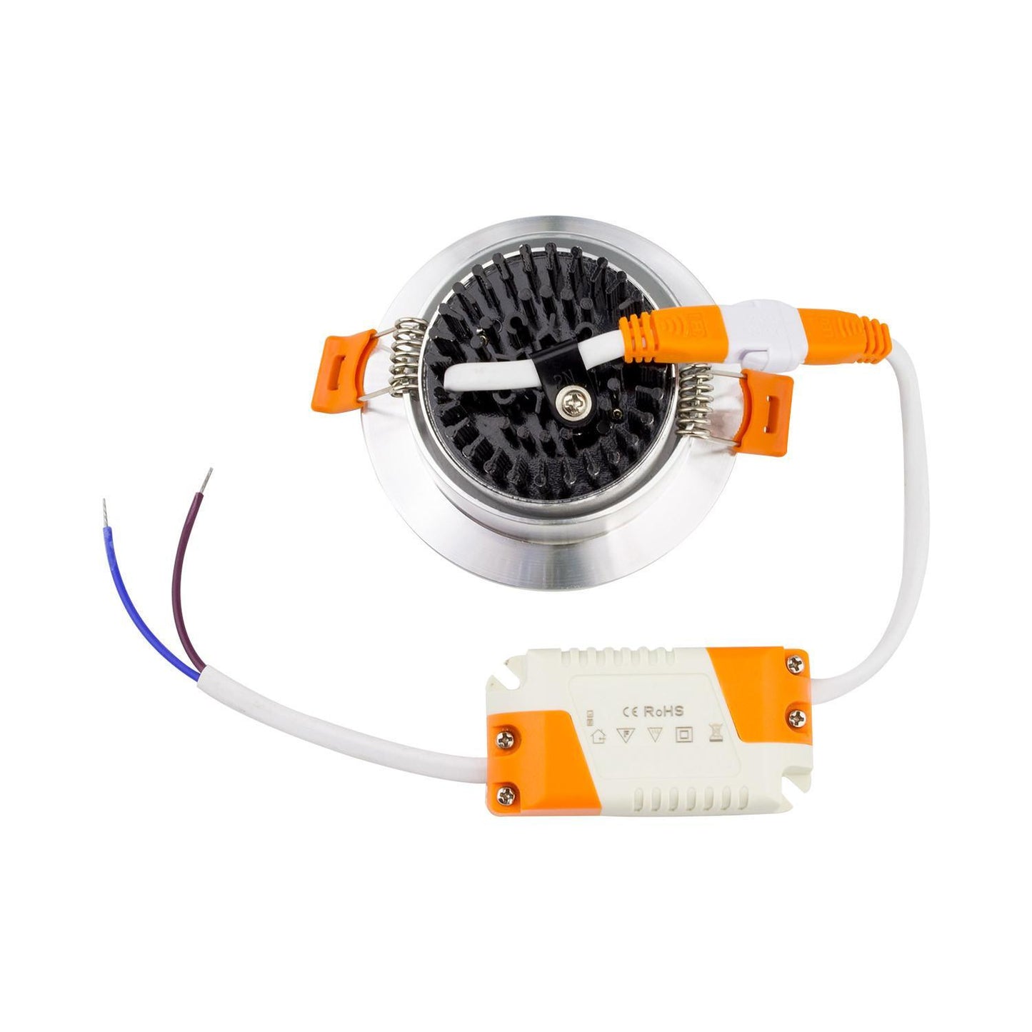 Spot Downlight LED 7W Rond Encastré COB CRI90 IP40