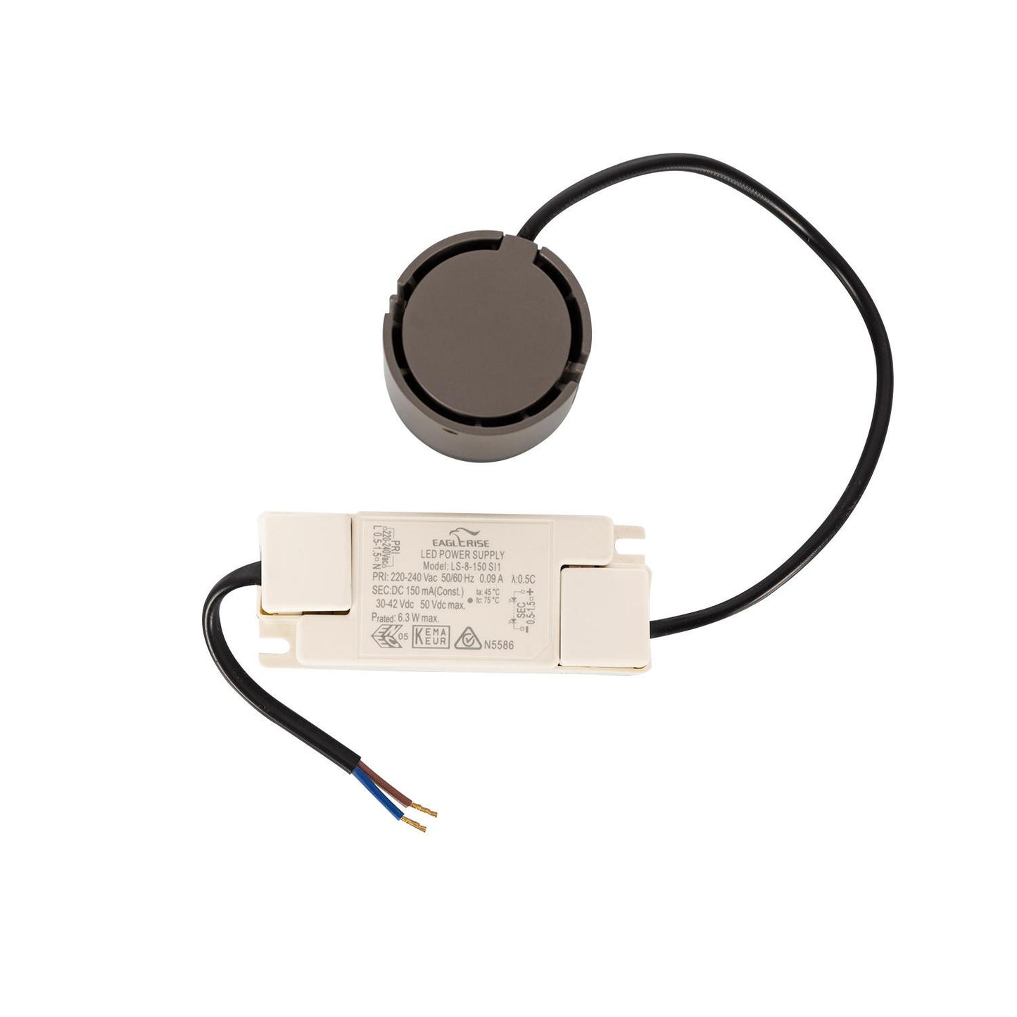 Spot LED Downlight 6W IP20, Angle 15º, IRC 90, Usage Intérieur