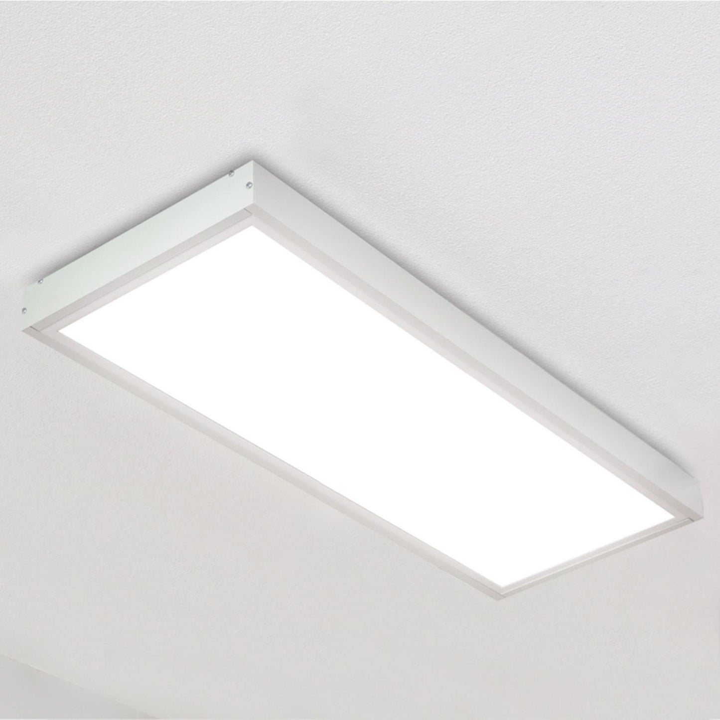 Oberflächenmontage-Kit für 120 x 30 cm große LED-Panels, einfache Installation, Aluminium
