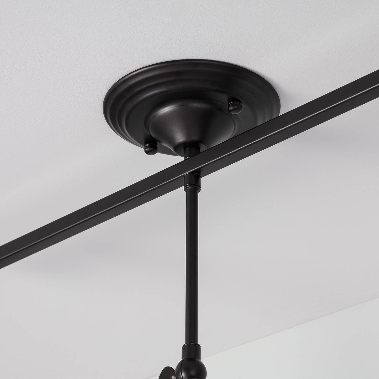 Plafonnier LED 3 Spots 20W IP20 en Métal Noir