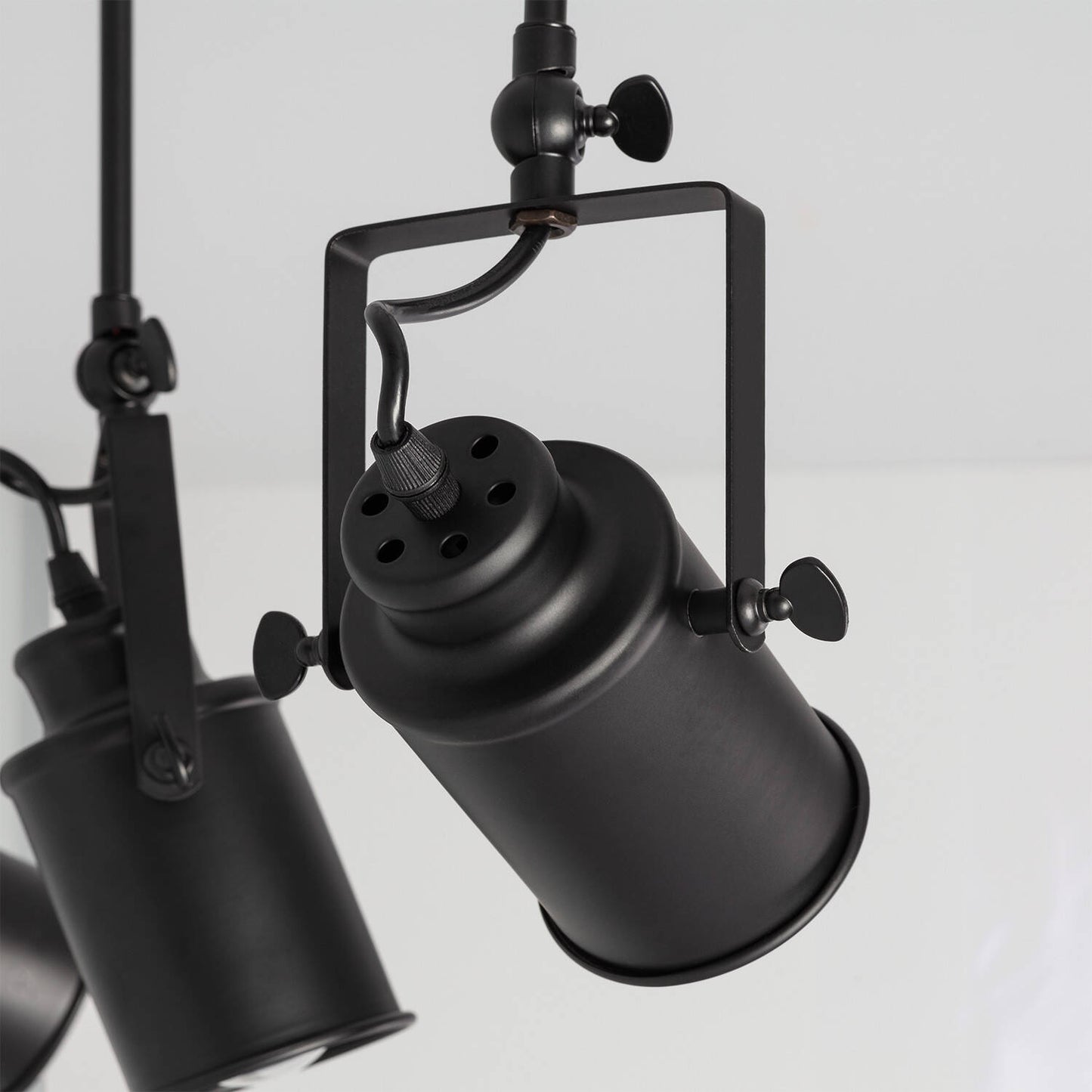 Plafonnier LED 3 Spots 20W IP20 en Métal Noir