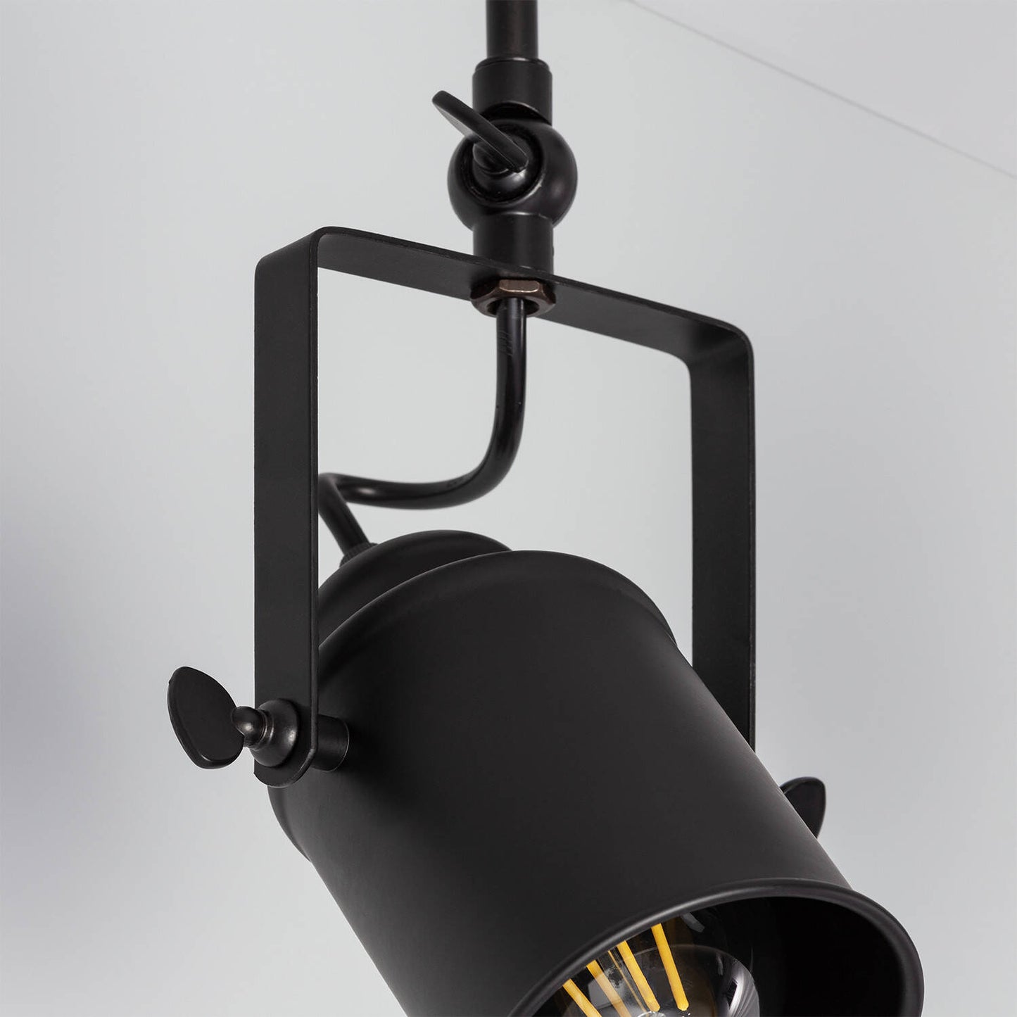 Plafonnier LED 3 Spots 20W IP20 en Métal Noir