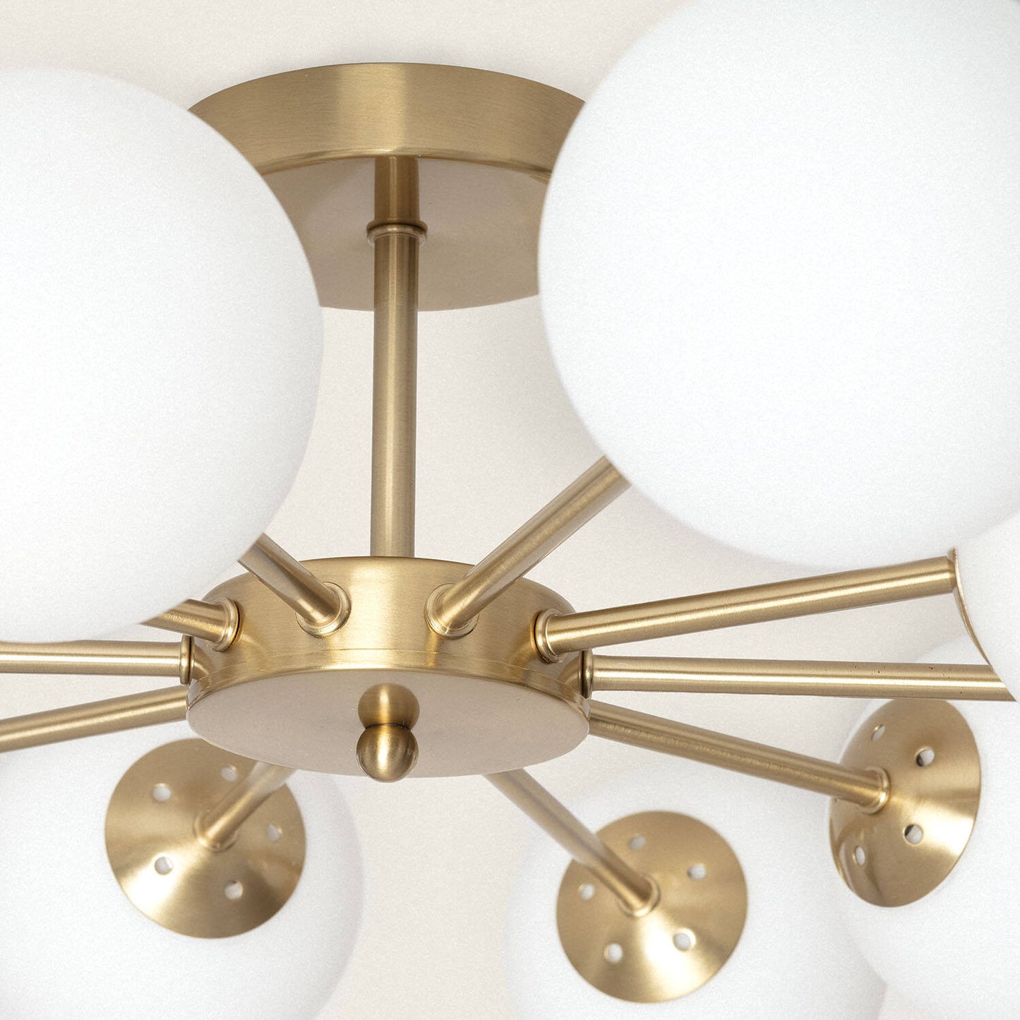 Plafonnier LED Moonlight Brass 10 Spots, 12W, IP20, Doré