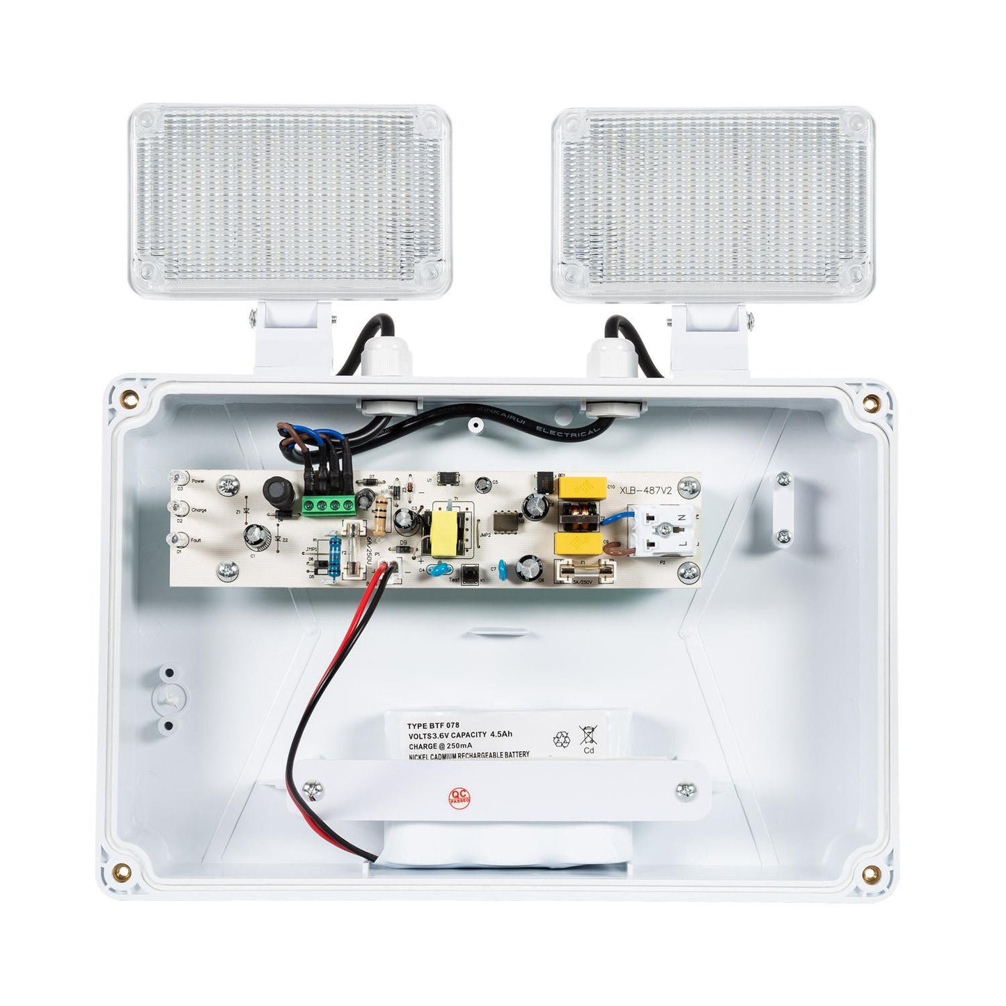 Projecteur LED TwinSpot 6W IP65 Carré pour Intérieur et Extérieur