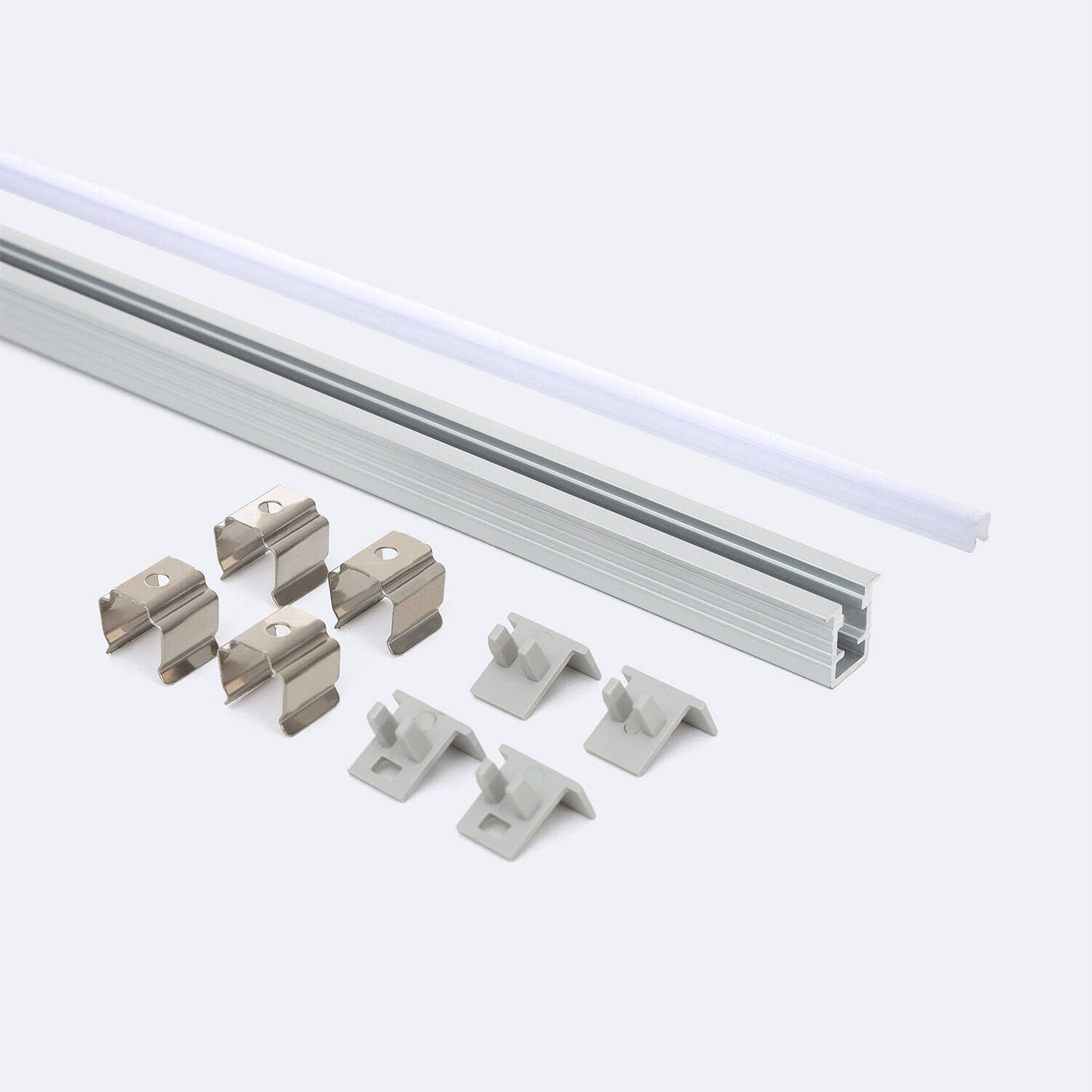 Profilé Aluminium Encastrable 2m pour Ruban LED 25mm